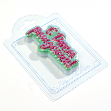 С Днем Рождения! (прописью) форма пластиковая — ANYMOLDS ПРОИЗВОДСТВО ПЛАСТИКОВЫХ ФОРМ ДЛЯ МЫЛА, ШОКОЛАДА, ГИПСА