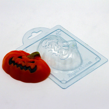 Тыква Джек форма пластиковая — ANYMOLDS ПРОИЗВОДСТВО ПЛАСТИКОВЫХ ФОРМ ДЛЯ МЫЛА, ШОКОЛАДА, ГИПСА