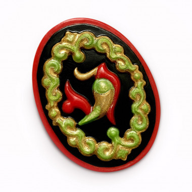 Хохлома на овале  форма пластиковая — ANYMOLDS ПРОИЗВОДСТВО ПЛАСТИКОВЫХ ФОРМ ДЛЯ МЫЛА, ШОКОЛАДА, ГИПСА