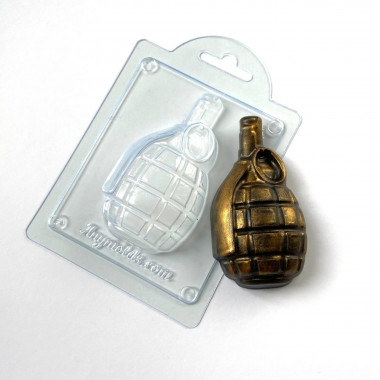 Граната, форма пластиковая — ANYMOLDS ПРОИЗВОДСТВО ПЛАСТИКОВЫХ ФОРМ ДЛЯ МЫЛА, ШОКОЛАДА, ГИПСА