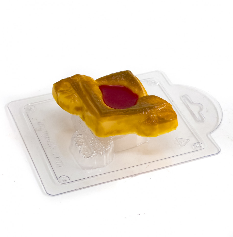 Слойка  форма пластиковая фото 1 — ANYMOLDS ПРОИЗВОДСТВО ПЛАСТИКОВЫХ ФОРМ ДЛЯ МЫЛА, ШОКОЛАДА, ГИПСА