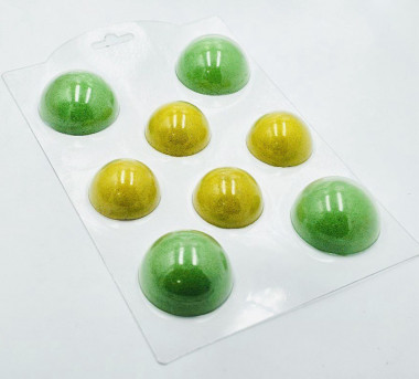 Полусферы d 55мм; d 45мм форма пластиковая — ANYMOLDS ПРОИЗВОДСТВО ПЛАСТИКОВЫХ ФОРМ ДЛЯ МЫЛА, ШОКОЛАДА, ГИПСА