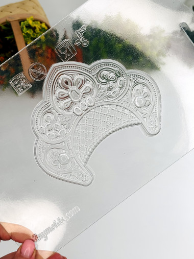 Кокошник большой форма пластиковая для шоколада &mdash; ANYMOLDS ПРОИЗВОДСТВО ПЛАСТИКОВЫХ ФОРМ ДЛЯ МЫЛА, ШОКОЛАДА, ГИПСА