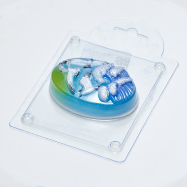 Чайки на волнах v2 форма пластиковая — ANYMOLDS ПРОИЗВОДСТВО ПЛАСТИКОВЫХ ФОРМ ДЛЯ МЫЛА, ШОКОЛАДА, ГИПСА