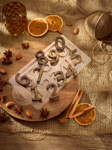 Цифры форма пластиковая для шоколада и мыла — ANYMOLDS ПРОИЗВОДСТВО ПЛАСТИКОВЫХ ФОРМ ДЛЯ МЫЛА, ШОКОЛАДА, ГИПСА