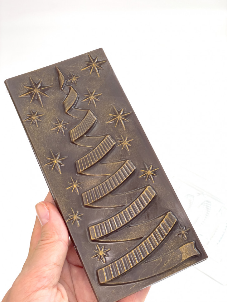 Ёлка серпантин форма пластиковая для плитки шоколада фото 1 — ANYMOLDS ПРОИЗВОДСТВО ПЛАСТИКОВЫХ ФОРМ ДЛЯ МЫЛА, ШОКОЛАДА, ГИПСА