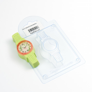 Часы, форма пластиковая — ANYMOLDS ПРОИЗВОДСТВО ПЛАСТИКОВЫХ ФОРМ ДЛЯ МЫЛА, ШОКОЛАДА, ГИПСА