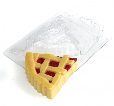 Кусочек пирога форма пластиковая — ANYMOLDS ПРОИЗВОДСТВО ПЛАСТИКОВЫХ ФОРМ ДЛЯ МЫЛА, ШОКОЛАДА, ГИПСА