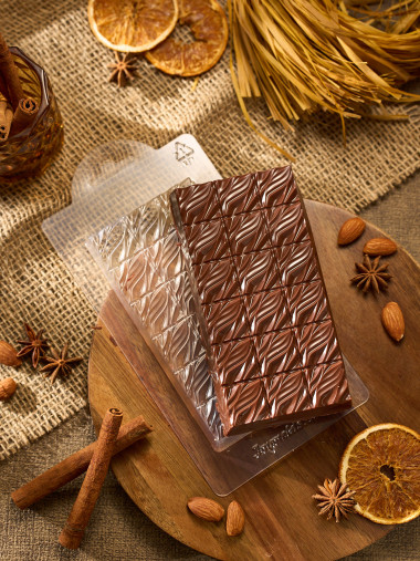 Дубайский шоколад Ковыль форма пластиковая — ANYMOLDS ПРОИЗВОДСТВО ПЛАСТИКОВЫХ ФОРМ ДЛЯ МЫЛА, ШОКОЛАДА, ГИПСА