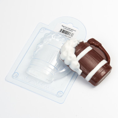 Кружка пива форма пластиковая — ANYMOLDS ПРОИЗВОДСТВО ПЛАСТИКОВЫХ ФОРМ ДЛЯ МЫЛА, ШОКОЛАДА, ГИПСА