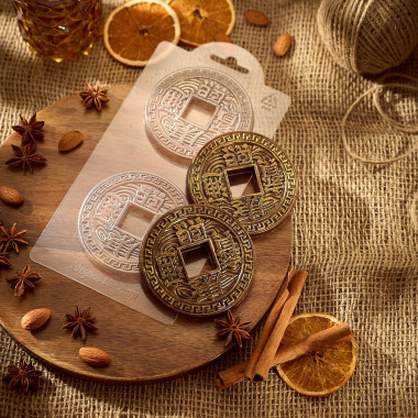 Древняя монета под шоколад форма пластиковая — ANYMOLDS ПРОИЗВОДСТВО ПЛАСТИКОВЫХ ФОРМ ДЛЯ МЫЛА, ШОКОЛАДА, ГИПСА