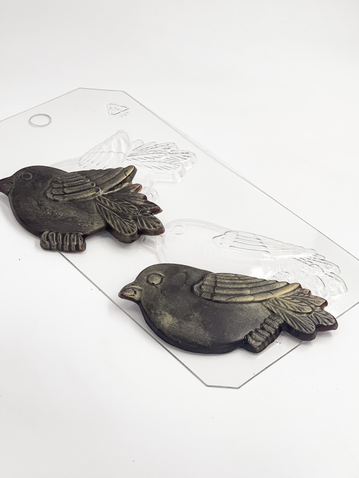 Птички для шоколада форма пластиковая фото 1 — ANYMOLDS ПРОИЗВОДСТВО ПЛАСТИКОВЫХ ФОРМ ДЛЯ МЫЛА, ШОКОЛАДА, ГИПСА
