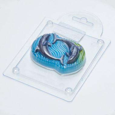 Дельфины v2 форма пластиковая — ANYMOLDS ПРОИЗВОДСТВО ПЛАСТИКОВЫХ ФОРМ ДЛЯ МЫЛА, ШОКОЛАДА, ГИПСА