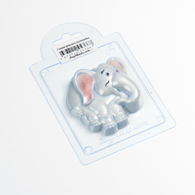 Слоник форма пластиковая — ANYMOLDS ПРОИЗВОДСТВО ПЛАСТИКОВЫХ ФОРМ ДЛЯ МЫЛА, ШОКОЛАДА, ГИПСА