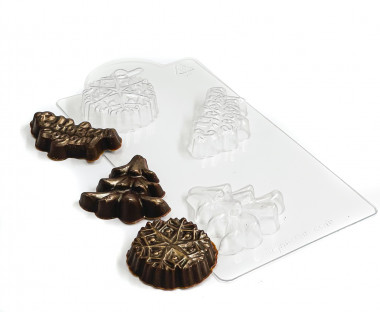 С Новым годом! мультиформа пластиковая — ANYMOLDS ПРОИЗВОДСТВО ПЛАСТИКОВЫХ ФОРМ ДЛЯ МЫЛА, ШОКОЛАДА, ГИПСА