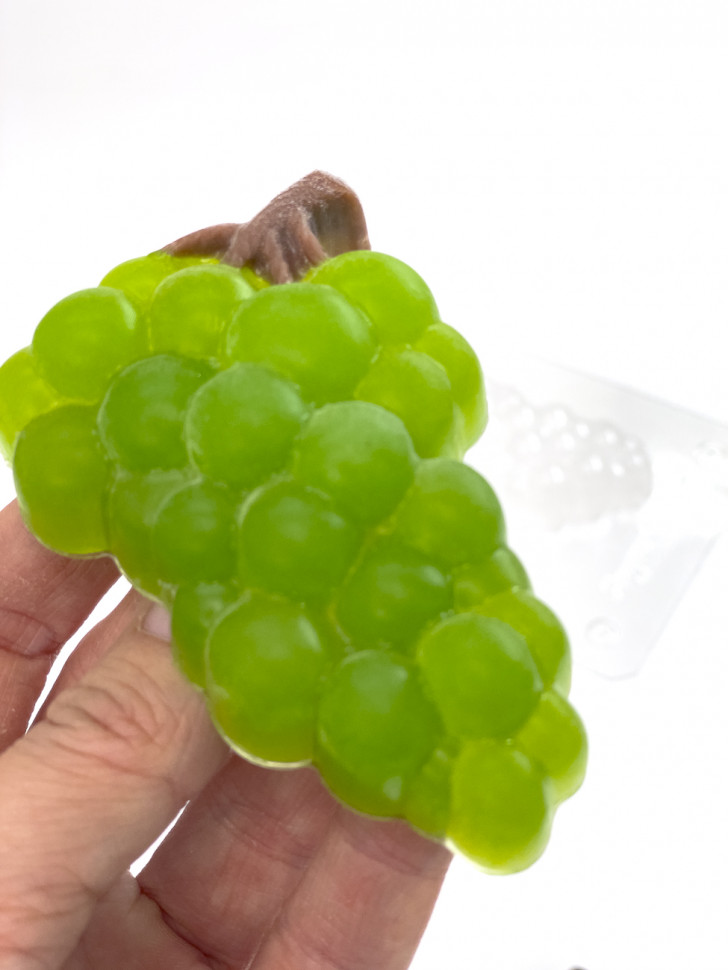 Гроздь винограда форма пластиковая для мыла и шоколада фото 1 — ANYMOLDS ПРОИЗВОДСТВО ПЛАСТИКОВЫХ ФОРМ ДЛЯ МЫЛА, ШОКОЛАДА, ГИПСА