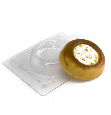 Ватрушка форма пластиковая — ANYMOLDS ПРОИЗВОДСТВО ПЛАСТИКОВЫХ ФОРМ ДЛЯ МЫЛА, ШОКОЛАДА, ГИПСА