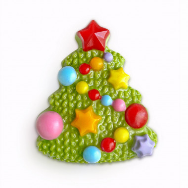 Елка вязаная с бусами форма пластиковая  V2 — ANYMOLDS ПРОИЗВОДСТВО ПЛАСТИКОВЫХ ФОРМ ДЛЯ МЫЛА, ШОКОЛАДА, ГИПСА