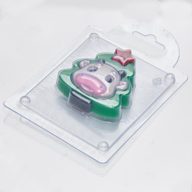 Ёлка год быка  форма пластиковая — ANYMOLDS ПРОИЗВОДСТВО ПЛАСТИКОВЫХ ФОРМ ДЛЯ МЫЛА, ШОКОЛАДА, ГИПСА