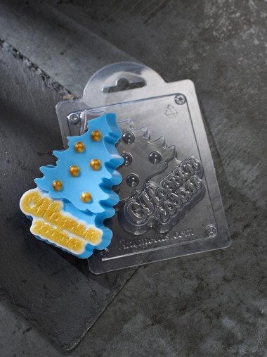 Ёлка с новым годом форма пластиковая — ANYMOLDS ПРОИЗВОДСТВО ПЛАСТИКОВЫХ ФОРМ ДЛЯ МЫЛА, ШОКОЛАДА, ГИПСА