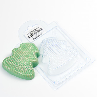 Елочка вязаная форма пластиковая — ANYMOLDS ПРОИЗВОДСТВО ПЛАСТИКОВЫХ ФОРМ ДЛЯ МЫЛА, ШОКОЛАДА, ГИПСА