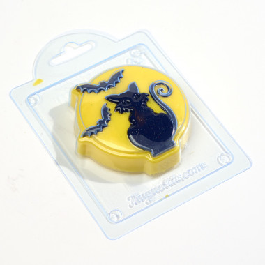 Кот на Луне форма пластиковая — ANYMOLDS ПРОИЗВОДСТВО ПЛАСТИКОВЫХ ФОРМ ДЛЯ МЫЛА, ШОКОЛАДА, ГИПСА