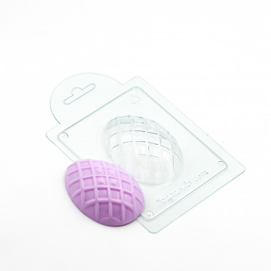 Яйцо ромбики форма пластиковая — ANYMOLDS ПРОИЗВОДСТВО ПЛАСТИКОВЫХ ФОРМ ДЛЯ МЫЛА, ШОКОЛАДА, ГИПСА