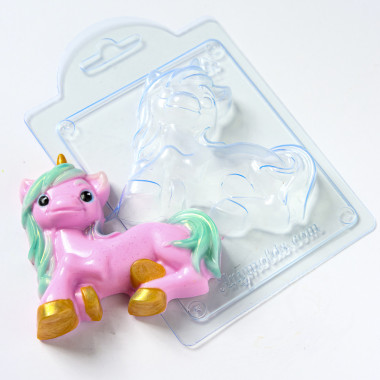 Пони Единорог форма пластиковая V2 — ANYMOLDS ПРОИЗВОДСТВО ПЛАСТИКОВЫХ ФОРМ ДЛЯ МЫЛА, ШОКОЛАДА, ГИПСА