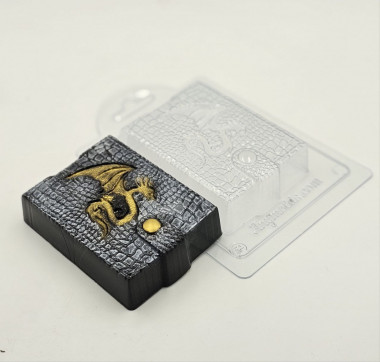 Портмоне с драконом форма пластиковая — ANYMOLDS ПРОИЗВОДСТВО ПЛАСТИКОВЫХ ФОРМ ДЛЯ МЫЛА, ШОКОЛАДА, ГИПСА