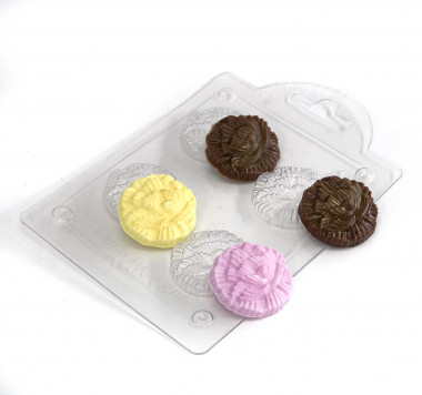 Пион мини форма пластиковая — ANYMOLDS ПРОИЗВОДСТВО ПЛАСТИКОВЫХ ФОРМ ДЛЯ МЫЛА, ШОКОЛАДА, ГИПСА