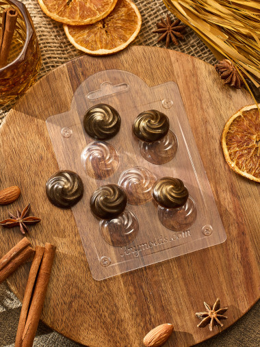 Мини безе форма пластиковая для шоколада и мыла — ANYMOLDS ПРОИЗВОДСТВО ПЛАСТИКОВЫХ ФОРМ ДЛЯ МЫЛА, ШОКОЛАДА, ГИПСА