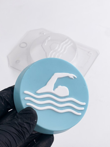 Пловец форма пластиковая для мыла и шоколада &mdash; ANYMOLDS ПРОИЗВОДСТВО ПЛАСТИКОВЫХ ФОРМ ДЛЯ МЫЛА, ШОКОЛАДА, ГИПСА