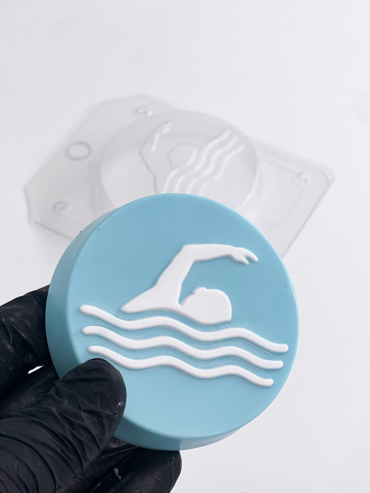 Пловец форма пластиковая для мыла и шоколада фото 1 &mdash; ANYMOLDS ПРОИЗВОДСТВО ПЛАСТИКОВЫХ ФОРМ ДЛЯ МЫЛА, ШОКОЛАДА, ГИПСА