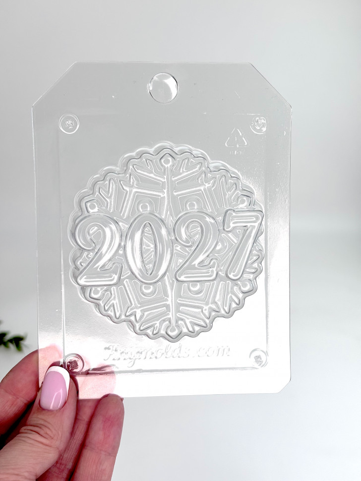 Снежинка 2027 форма пластиковая для мыла и шоколада фото 1 &mdash; ANYMOLDS ПРОИЗВОДСТВО ПЛАСТИКОВЫХ ФОРМ ДЛЯ МЫЛА, ШОКОЛАДА, ГИПСА