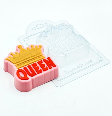 QUEEN форма пластиковая — ANYMOLDS ПРОИЗВОДСТВО ПЛАСТИКОВЫХ ФОРМ ДЛЯ МЫЛА, ШОКОЛАДА, ГИПСА