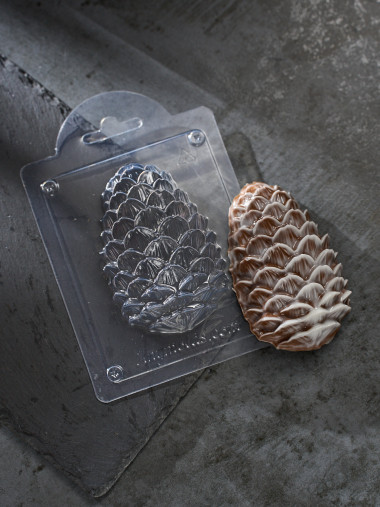 Шишка форма пластиковая — ANYMOLDS ПРОИЗВОДСТВО ПЛАСТИКОВЫХ ФОРМ ДЛЯ МЫЛА, ШОКОЛАДА, ГИПСА