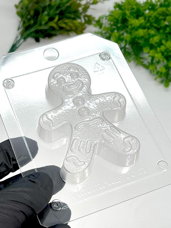 Пряничный человек форма пластиковая для мыла и шоколада фото 1 — ANYMOLDS ПРОИЗВОДСТВО ПЛАСТИКОВЫХ ФОРМ ДЛЯ МЫЛА, ШОКОЛАДА, ГИПСА