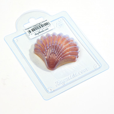 Ракушка Сердцевидка  форма пластиковая — ANYMOLDS ПРОИЗВОДСТВО ПЛАСТИКОВЫХ ФОРМ ДЛЯ МЫЛА, ШОКОЛАДА, ГИПСА