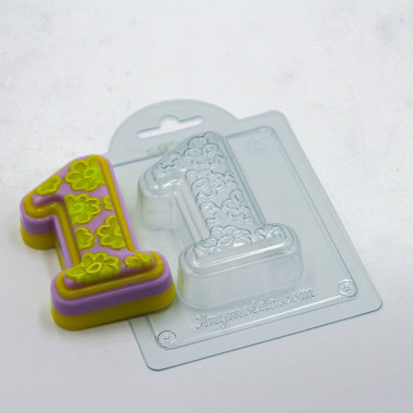 Единичка форма пластиковая — ANYMOLDS ПРОИЗВОДСТВО ПЛАСТИКОВЫХ ФОРМ ДЛЯ МЫЛА, ШОКОЛАДА, ГИПСА