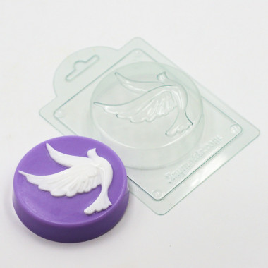 Голубь Мира форма пластиковая — ANYMOLDS ПРОИЗВОДСТВО ПЛАСТИКОВЫХ ФОРМ ДЛЯ МЫЛА, ШОКОЛАДА, ГИПСА