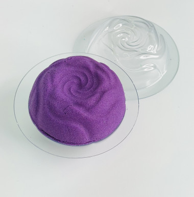 Бомбочка-розочка форма пластиковая — ANYMOLDS ПРОИЗВОДСТВО ПЛАСТИКОВЫХ ФОРМ ДЛЯ МЫЛА, ШОКОЛАДА, ГИПСА