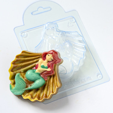 Русалочка форма пластиковая — ANYMOLDS ПРОИЗВОДСТВО ПЛАСТИКОВЫХ ФОРМ ДЛЯ МЫЛА, ШОКОЛАДА, ГИПСА