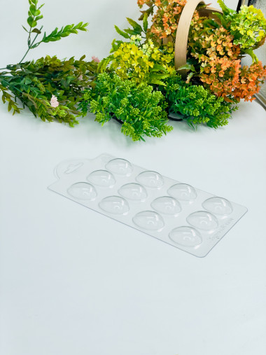 Яйцо перепелиное 12 ячеек форма для шоколада пластиковая — ANYMOLDS ПРОИЗВОДСТВО ПЛАСТИКОВЫХ ФОРМ ДЛЯ МЫЛА, ШОКОЛАДА, ГИПСА