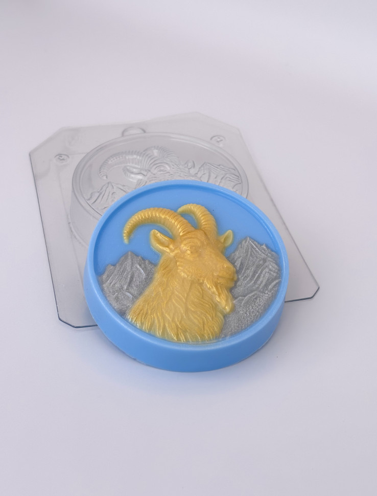 Козел медаль форма пластиковая для мыла и шоколада фото 1 &mdash; ANYMOLDS ПРОИЗВОДСТВО ПЛАСТИКОВЫХ ФОРМ ДЛЯ МЫЛА, ШОКОЛАДА, ГИПСА