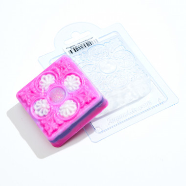 Квадрат с жемчужинами форма пластиковая — ANYMOLDS ПРОИЗВОДСТВО ПЛАСТИКОВЫХ ФОРМ ДЛЯ МЫЛА, ШОКОЛАДА, ГИПСА