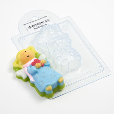 Ангелочек форма пластиковая — ANYMOLDS ПРОИЗВОДСТВО ПЛАСТИКОВЫХ ФОРМ ДЛЯ МЫЛА, ШОКОЛАДА, ГИПСА