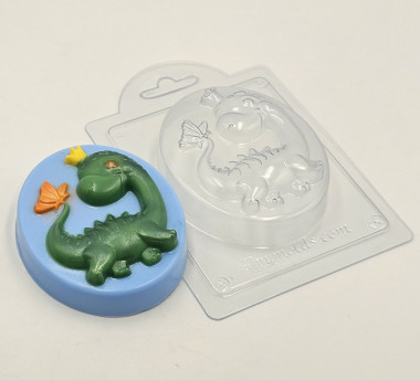 Дракоша в овале форма пластиковая — ANYMOLDS ПРОИЗВОДСТВО ПЛАСТИКОВЫХ ФОРМ ДЛЯ МЫЛА, ШОКОЛАДА, ГИПСА