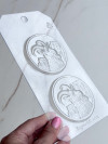 Козел 2 медали для шоколада форма пластиковая  фото 4 &mdash; ANYMOLDS ПРОИЗВОДСТВО ПЛАСТИКОВЫХ ФОРМ ДЛЯ МЫЛА, ШОКОЛАДА, ГИПСА