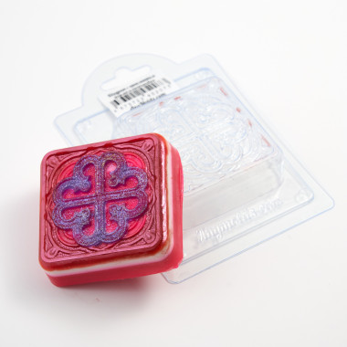 Квадрат с орнаментом форма пластиковая — ANYMOLDS ПРОИЗВОДСТВО ПЛАСТИКОВЫХ ФОРМ ДЛЯ МЫЛА, ШОКОЛАДА, ГИПСА