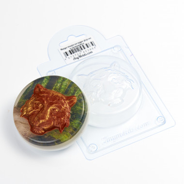 Морда тигра на круге форма пластиковая — ANYMOLDS ПРОИЗВОДСТВО ПЛАСТИКОВЫХ ФОРМ ДЛЯ МЫЛА, ШОКОЛАДА, ГИПСА